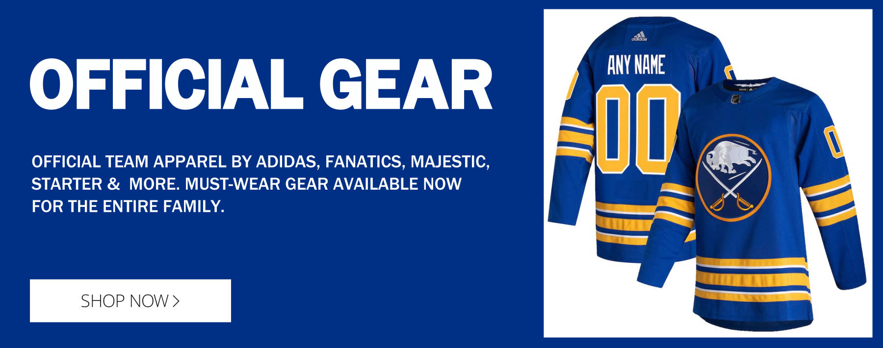 Officially Licensed Buffalo Sabres Gear and Merchandise 