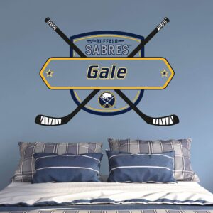 Buffalo Sabres: Personalized Name - Officially Licensed NHL Transfer Decal 51.0"W x 38.0"H by Fathead | Vinyl