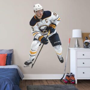 Jack Eichel for Buffalo Sabres - Officially Licensed NHL Removable Wall Decal Life-Size Athlete + 2 Decals (45"W x 74"H) by Fath