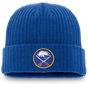 Men's Fanatics Branded Royal Buffalo Sabres Core Primary Logo Cuffed Knit Hat