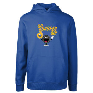 Youth Levelwear Royal Buffalo Sabres Podium Pullover Hoodie