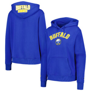 Women's Pro Standard Royal Buffalo Sabres Classic Chenille Pullover Hoodie
