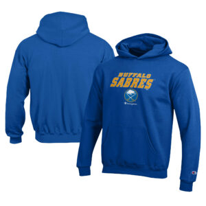 Youth Champion Royal Buffalo Sabres Eco Powerblend Pullover Hoodie
