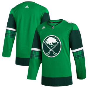 Men's adidas Kelly Green Buffalo Sabres 2023 St. Patrick's Day Primegreen Authentic Jersey