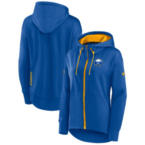 Women's Fanatics Branded Royal Buffalo Sabres Authentic Pro Rink Full-Zip Hoodie