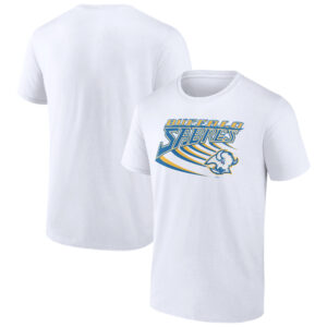 Men's Fanatics Branded White Buffalo Sabres Team Jersey Inspired T-Shirt